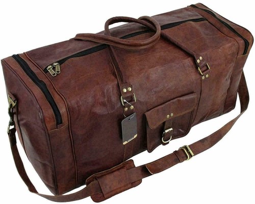 Bag leather travel weekend - bag,