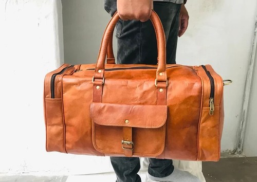 Bag leather travel genuine - travel,