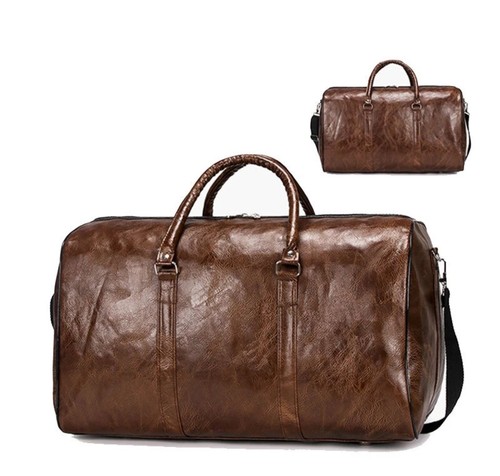 Mens faux leather - leather, holdall